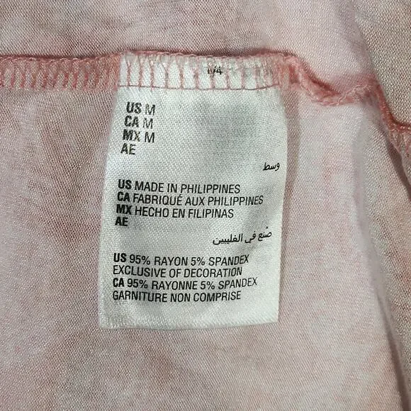 Charter Club Sleeveless Nightgown Lace Trim Orange Blossom Paisley Medium - Picture 4 of 9